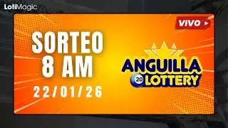 Transmisi&oacute;n Sorteo Anguilla Lottery 8 AM VIVO de hoy Jueves 22 de Enero del 2026