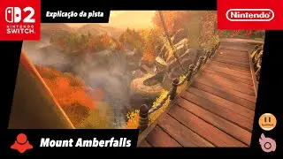 Kirby Air Riders (Nintendo Switch 2) &ndash; Descubram a pista Mount Amberfalls