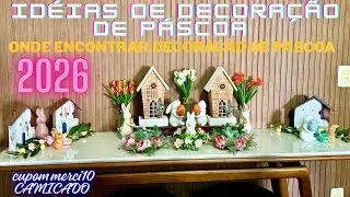 IDEIAS DE DECORAÇÃO DE PÁSCOA 2026, PASCOA COM DESCONTO NA CAMICADO COM O CUPOM MERCI10