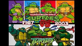 Черепашки ниндзя 1987 VS 2003  - Хроники из детства  -  Серия 2