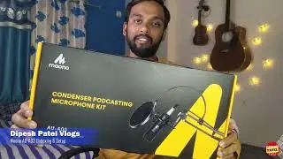 Budget Mic for Youtube? Maono AU A03 | Dipesh Patel Vlogs