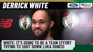 PRESS CONFERENCE: Derrick White: It's going to be a 
