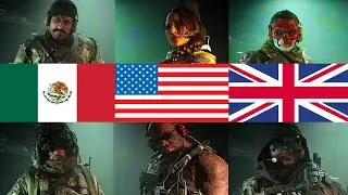 Call of Duty MODERN WARFARE 2 - ALL OPERATORS NATIONALITY