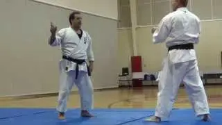 Seibukan National Training -- instructor Robert Pichardo with Allen Lindow