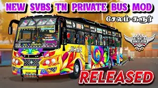 SVBS Tn Pvt Bus Mod Livery|Released|Download|Bussid #rsgamingupdates#bussid#bus#mod#gaming#new