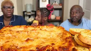Be Careful Who You Call Friend 💔| Cheesy Lasagna & Garlic Bread| Mukbang Eating Show!