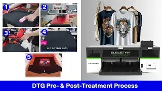 DTG Digital Printing Garment Pre- & Post-Treatment Process