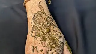 নানুর হাতে মেহেদী... | Mehedi Art By Dina | #foryou #henna #hennadesign #mehndi #creativehenna 