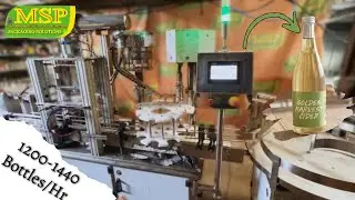 Automatic Glass Bottle Rinsing Filling and Capping (RFC) Machine | Beverages & Pharmaceutical | MSP