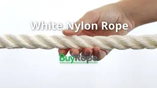 18mm White Nylon Rope Demo | BuyRope