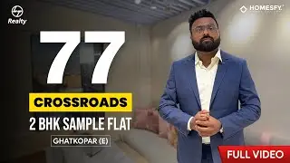 Luxury of L&T Centrona | L&T  77 Crossroads  | +9180689316882 | 2 BHK Sample Flat | Ghatkopar East