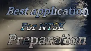 Best application for NTSE preparation|💯% helpful