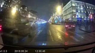 Крутой поворот. Подрезал так подрезал.
