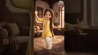 Kachi Kali 🌸 Masoom Chehra | Cute Cartoon Dance 💃 | Dhurandhar Movie Shorts