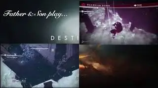 Father & Son Play Destiny 2 Strikes