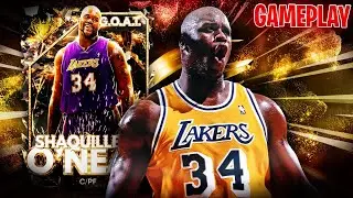 GOAT SHAQUILLE O'NEAL IS JUST ANOTHER INCREDIBLE GOAT BIG MAN IN NBA 2K25 MyTEAM!!