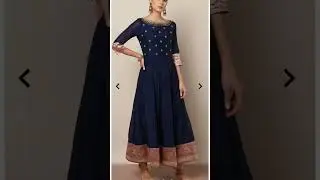 😍😍Indie picks brand embroided chanderi kurtha #ajio#short #unboxing #ytshorts #viralshorts #kurtis