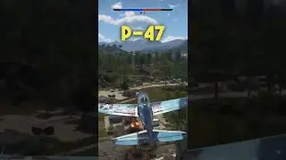 Unleashing the Thunder: P-47 Thunderbolt | #warthunder #fighter #p47 #ww2planes #ww2fighter  #shorts
