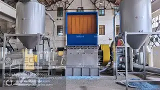 PC plastic crusher machine waste plastic recycling machine