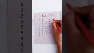 Learn Table of 8 - Fun and Educational Multiplication for Kids! 🎓✨