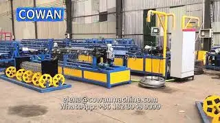 160 m2/ hour Chain Link Fence Making Machine Price ( +86 182 3048 9099 )