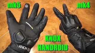 Nejlepší rukavice na motorku? KNOX Handroid mk5 vs mk4