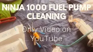 How to clean Fuel Filter on NINJA 1000 | TUTORIAL