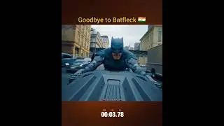 Emotional Goodbye to Batman Ben Affleck..🔥💔#dc #batman #shorts