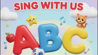 My Happy ABC Song 🌈 | @MelodyYtTube Easy Alphabet Nursery Rhyme for Kids