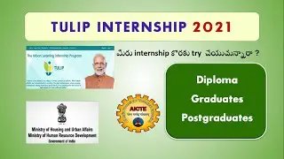 TULIP Internship 2021 | Registration | Final Year | Smart Cities | [Diploma/Graduates/Postgraduates]