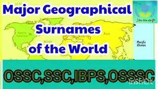Geographical Surnames of the World  🌎//eduodialifejkccreationkkk #worldgk