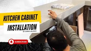 Installing Kitchen Cabinets with Boss Ming the Cat 😼