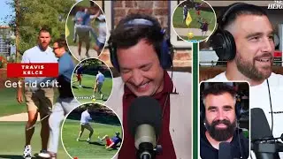 &ldquo;Travis Kelce & Jason Kelce Hilariously Recall Knocking Over Justin Timberlake with Jimmy Fallon&rdquo;
