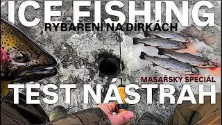 ICE FISHING - Rybaření na dírkách | PowerBait Nymph vs. červi | Masařský speciál | Písák Poděbrady F