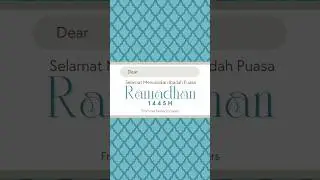 Canva Template Ramadan edition #canvaindonesia #canva #canvatemplates #canvagraphics #canvassador