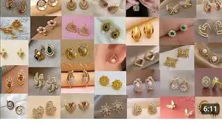 New gold earrings designs 2025 gold stud earrings designs daily wear gold earrings design #earrings 