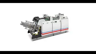 Full Servo Automatic Burger Box Making Machine Carton Erecting Machine for Fast Food Packaging