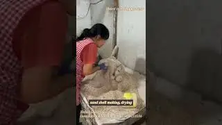 Share: bronze sculpture creating process --wax mould and sand shell making.#bronzestatue