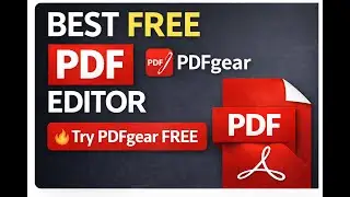 Лучший БЕСПЛАТНЫЙ редактор PDF | Как легко редактировать PDF-файлы с помощью PDFgear | Полное рук...