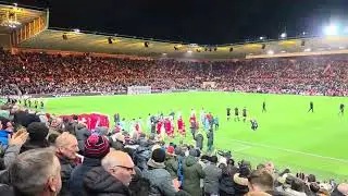 Middlesbrough - Hull City 0-1 the players are entering Riverside Stadium in Championship 29.12.2025