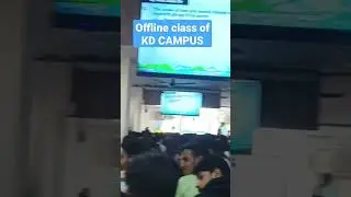 offline class of KD CAMPUS📚📚📚
