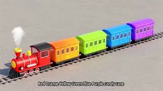 The Color Train 🚆 Learn Colors with Music