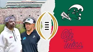 6 Ole Miss Rebels против 11 Tulane Big Green Wave | Первый раунд CFP | Дебют главного тренера
