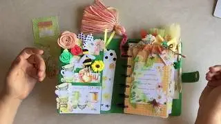 August 2018 Planner flip thru ft Cocoa Daisy