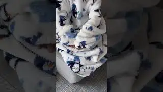 Stay cozy with this adorable plush blanket! #penguin #soft