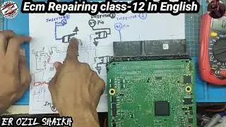Ecm Repairing class-12 in English | Continental ecm SimosPcr2.1 low side injector section | feedback