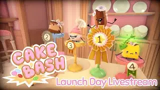 Cake Bash is OUT NOW! Live Stream Celebration /w High Tea Frog - !join us in game & keys !giveaway