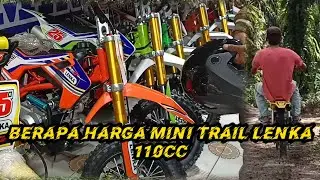 REVIEW motor mini trail Lenka 110 cc || MONSTERNYA MINI TRAIL