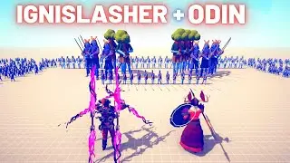 IGNISLASHER + ODIN vs ALL FACTIONS UNITS - TABS - Totally Accurate Battle Simulator