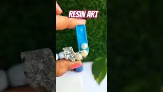 Resin Art Alphabet Keychain - The Letter J #Resin Art